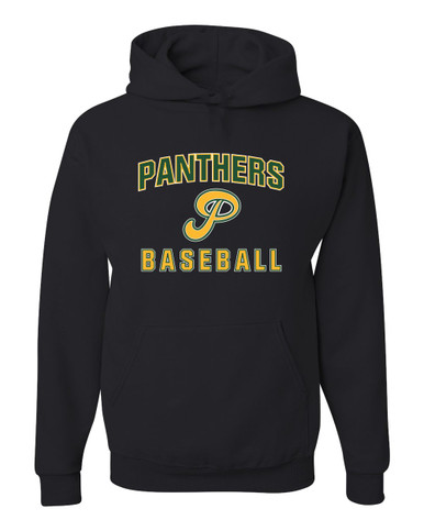 Peoria Panthers P Script Baseball #1 Men's Premium Hoodie