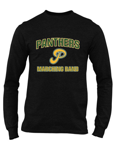 Peoria Panthers P Script Marching Band Men's LS T-Shirt