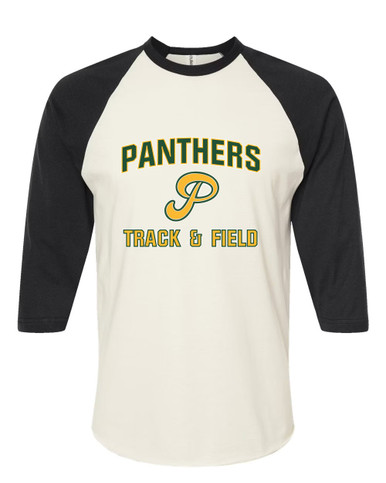 Peoria Panthers P Script Track & Field Men's Baseball T-Shirt