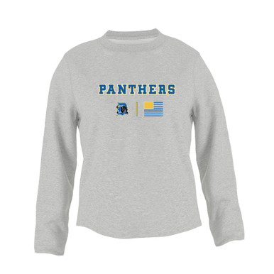 Dudley Panthers Team Colors Flag Women's Sweatshirt