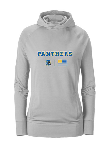 Dudley Panthers Team Colors Flag Women's Hoodie