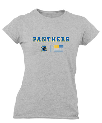 Dudley Panthers Team Colors Flag Women's SS T-Shirt