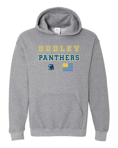 Dudley Panthers Spirit Flag Men's Hoodie
