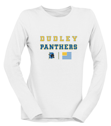 Dudley Panthers Spirit Flag Women's Premium LS T-Shirt
