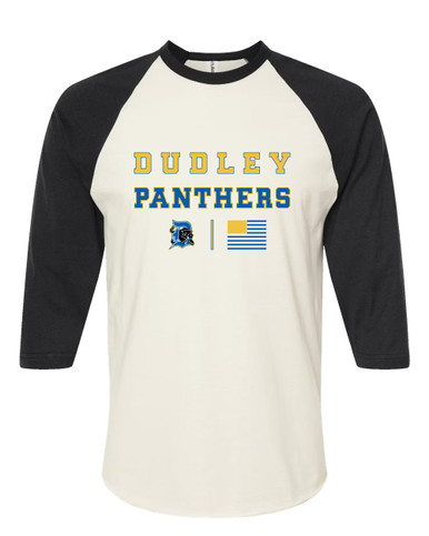 Dudley Panthers Spirit Flag Women's Baseball T-Shirt