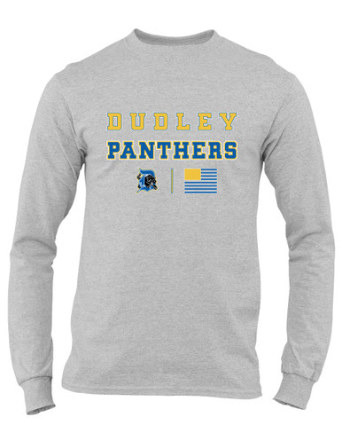 Dudley Panthers Spirit Flag Men's Premium LS T-Shirt