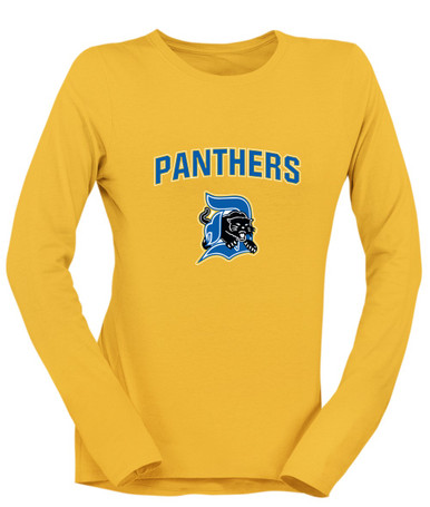 Dudley Panthers Mascot #6 Women's LS T-Shirt