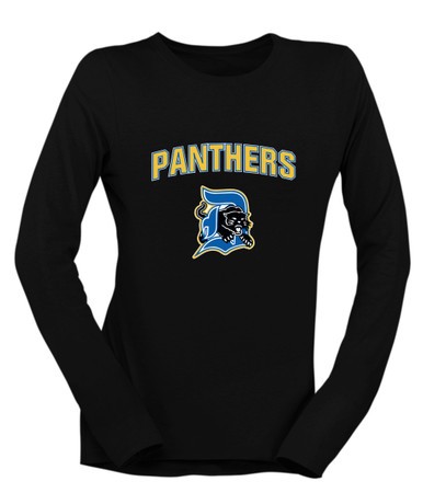 Dudley Panthers Mascot #6 Women's Premium LS T-Shirt