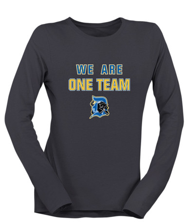 Dudley Panthers We Are One Team Women's LS T-Shirt
