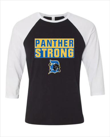 Dudley Panthers Strong #1 Women's Baseball T-Shirt