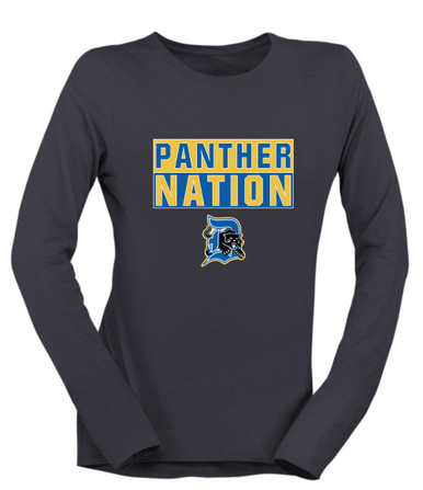 Dudley Panthers Nation #1 Women's Premium LS T-Shirt