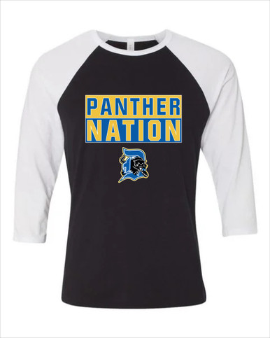 Dudley Panthers Nation #1 Men's Baseball T-Shirt
