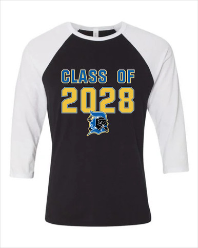 Dudley Panthers Class of 2028 Men's Baseball T-Shirt