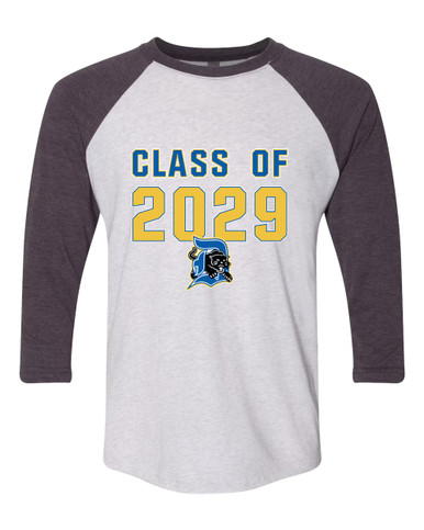 Dudley Panthers Class of 2029 Men's Baseball T-Shirt