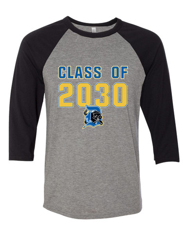Dudley Panthers Class of 2030 Men's Baseball T-Shirt