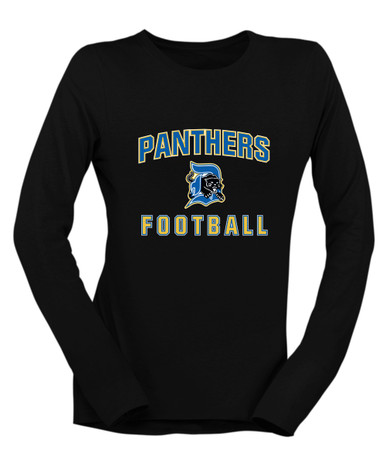Dudley Panthers Football #1 Women's Premium LS T-Shirt