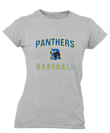Dudley Panthers Baseball #1 Women's Premium SS T-Shirt