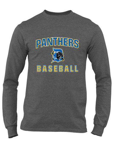 Dudley Panthers Baseball #1 Men's LS T-Shirt