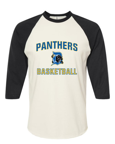 Dudley Panthers Basketball #1 Women's Baseball T-Shirt