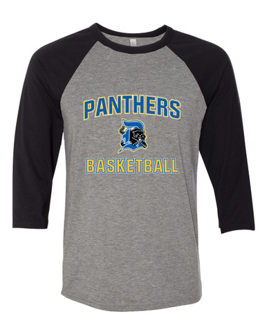 Dudley Panthers Basketball #1 Men's Baseball T-Shirt