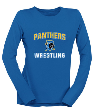 Dudley Panthers Wrestling Women's LS T-Shirt