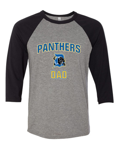 Dudley Panthers Dad Men's Baseball T-Shirt