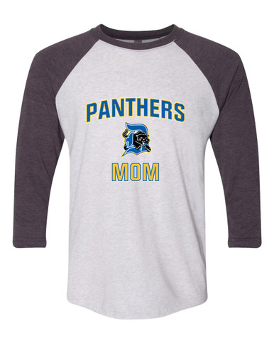 Dudley Panthers Mom Women's Baseball T-Shirt