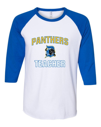 Dudley Panthers Teacher Women's Baseball T-Shirt