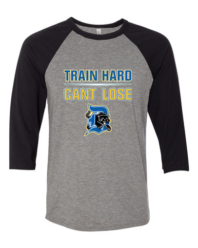 Dudley Panthers Train Hard, Can't Lose Women's Baseball T-Shirt