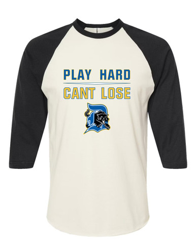 Dudley Panthers Play Hard, Can't Lose Women's Baseball T-Shirt