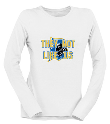 Dudley Panthers They Not Like Us #2 Women's LS T-Shirt