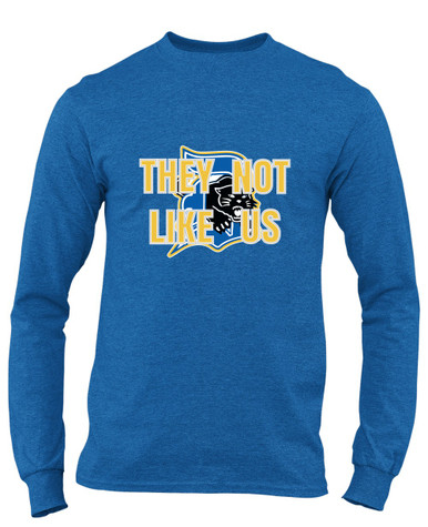 Dudley Panthers They Not Like Us #2 Men's LS T-Shirt