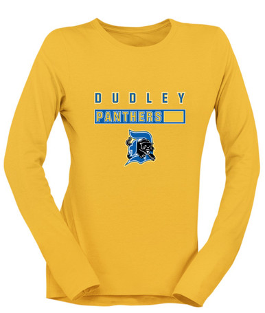 Dudley Panthers Mascot #7 Women's LS T-Shirt