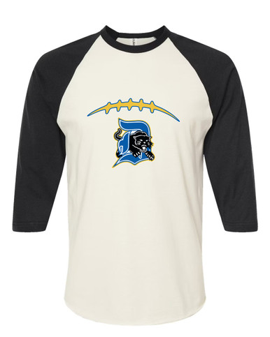 Dudley Panthers Football #2 Women's Baseball T-Shirt