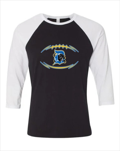 Dudley Panthers Football #3 Men's Baseball T-Shirt