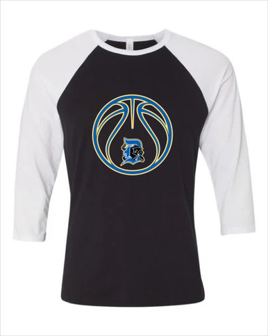 Dudley Panthers Basketball #2 Women's Baseball T-Shirt