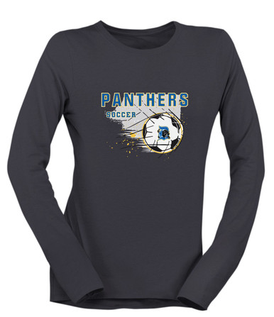 Dudley Panthers Soccer #2 Women's Premium LS T-Shirt