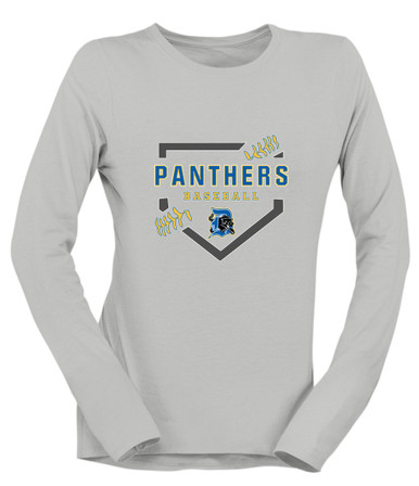 Dudley Panthers Baseball #2 Women's Premium LS T-Shirt