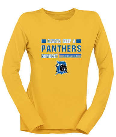 Dudley Panthers Mindset Women's LS T-Shirt