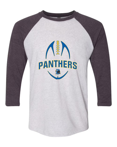 Dudley Panthers Football #5 Women's Baseball T-Shirt