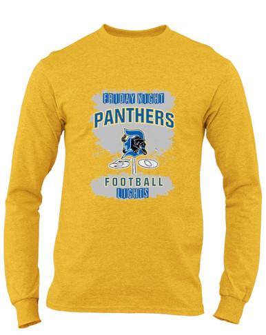 Dudley Panthers Football #6 Men's LS T-Shirt