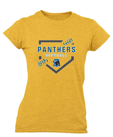 Dudley Panthers Softball #2 Women's SS T-Shirt