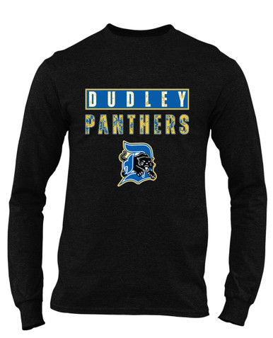 Dudley Panthers Mascot #9 Men's LS T-Shirt