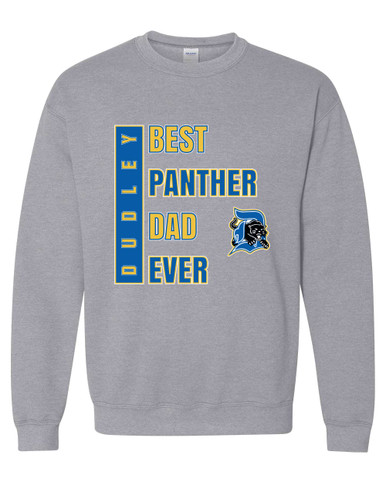 Dudley Panthers Best Panther Dad Men's Sweatshirt
