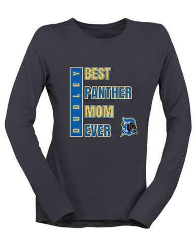 Dudley Panthers Best Panther Mom Women's LS T-Shirt
