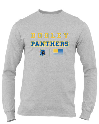Dudley Panthers Spirit Flag Men's LS T-Shirt