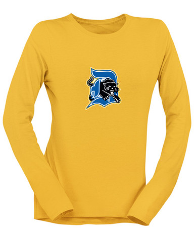 Dudley Panthers Mascot #1 Women's LS T-Shirt