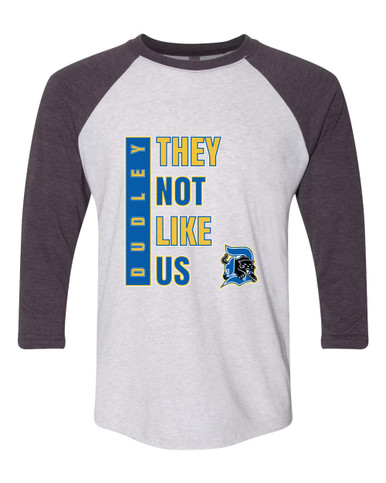 Dudley Panthers They Not Like Us #1 Men's Baseball T-Shirt