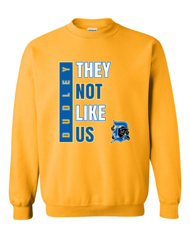 Dudley Panthers They Not Like Us #1 Men's Sweatshirt