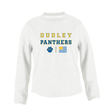 Dudley Panthers Paw Spirit Flag Women's Sweatshirt